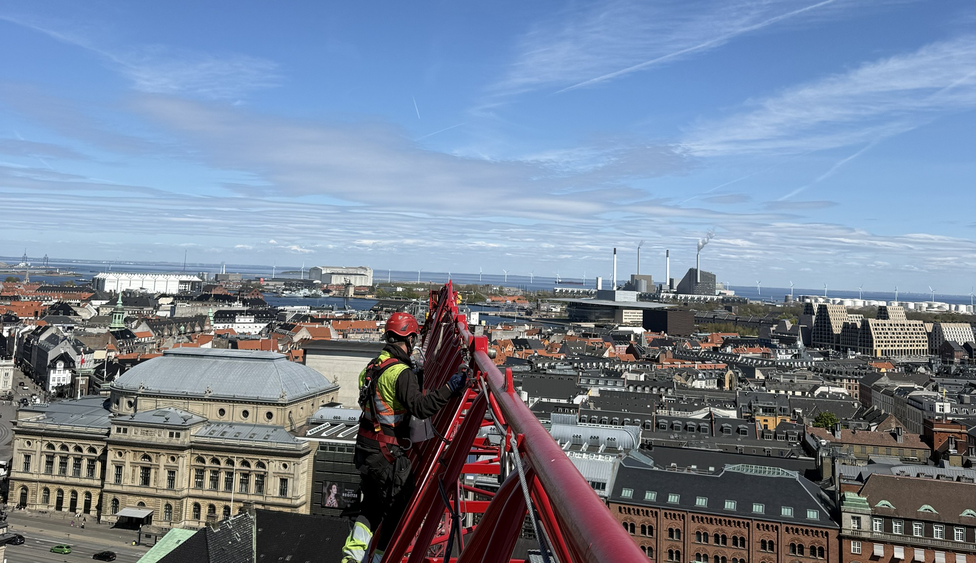 Tårnkran oppefra